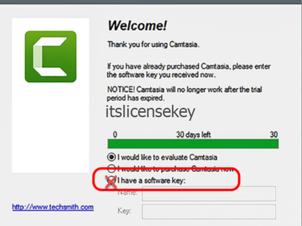 get software key for camtasia studio mac 3